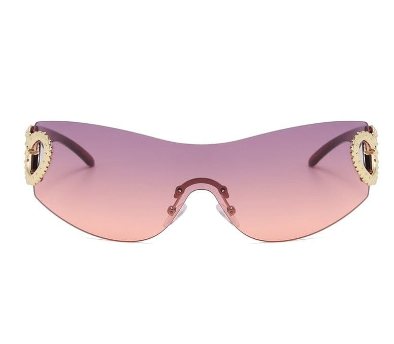 The Lovers Rhinestone Sunglasses - Multiple Colors