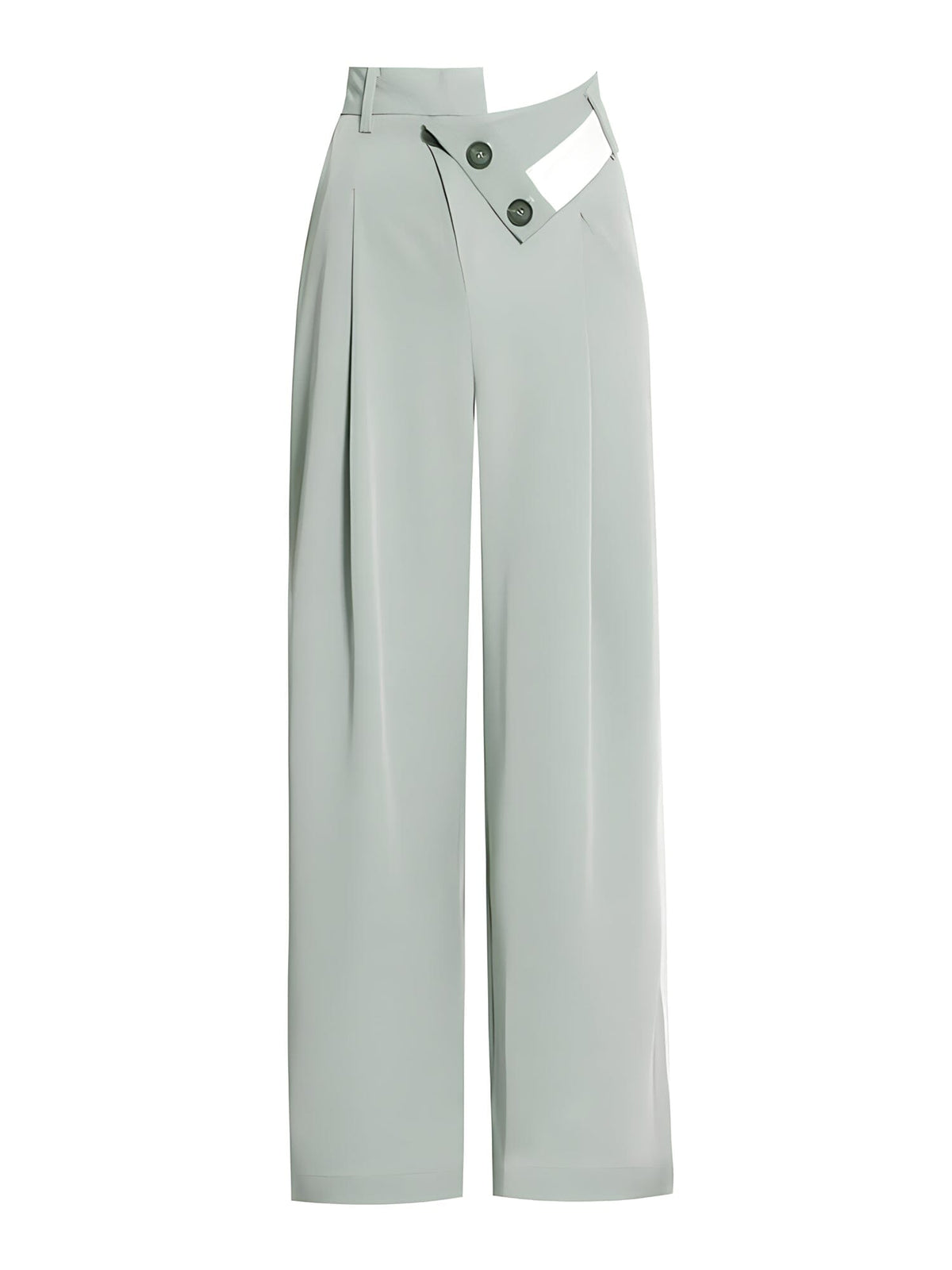 The Clover High-Waisted Asymmetrical Trousers