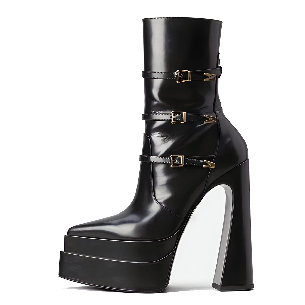 The Reign Platform Ankle Boots