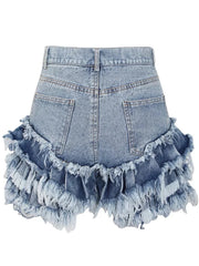 The Parade High Waist Denim Shorts