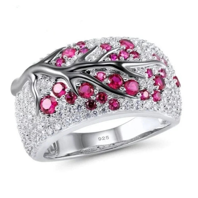 The Plum Blossom Band Ring