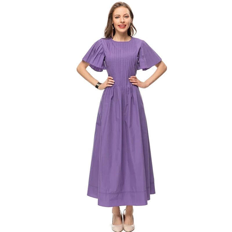 The Lavender Short Sleeve Dress