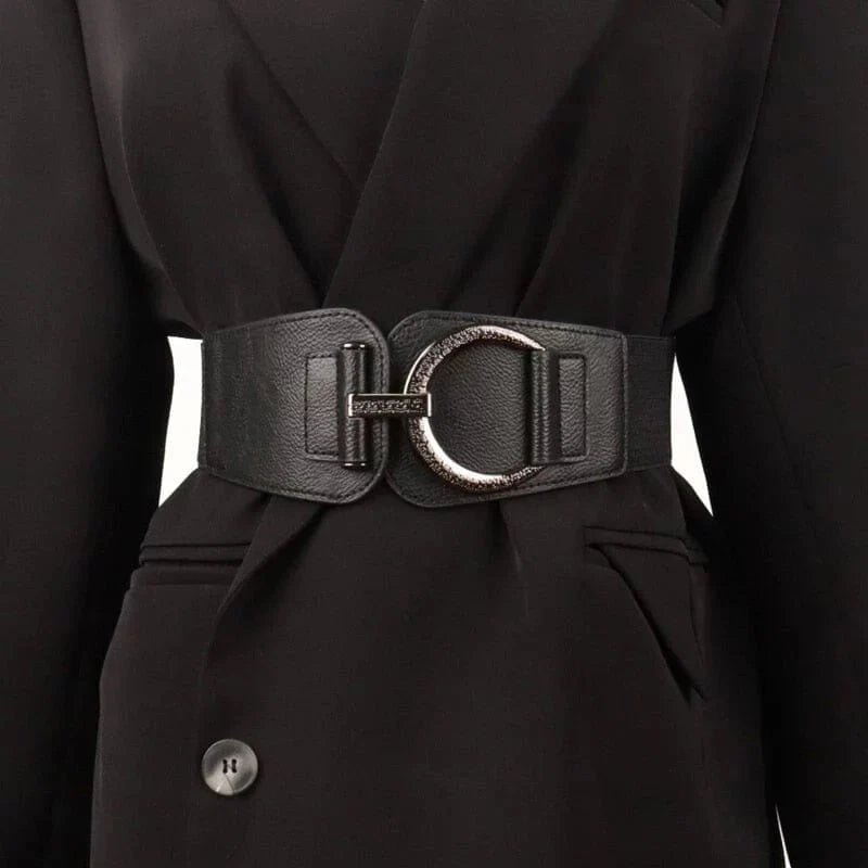 The Daphne Faux Leather Waistband Belt