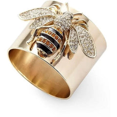 The Scarab Crystal Band Ring