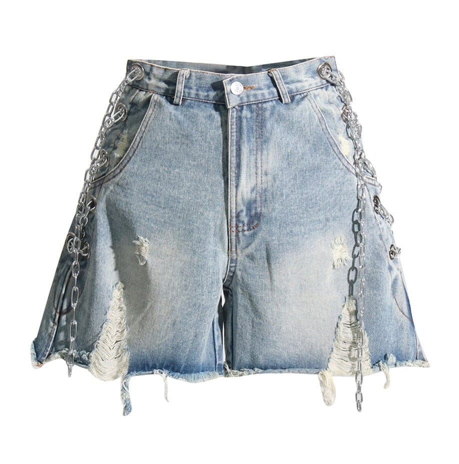 The Calypso High Waist Denim Shorts