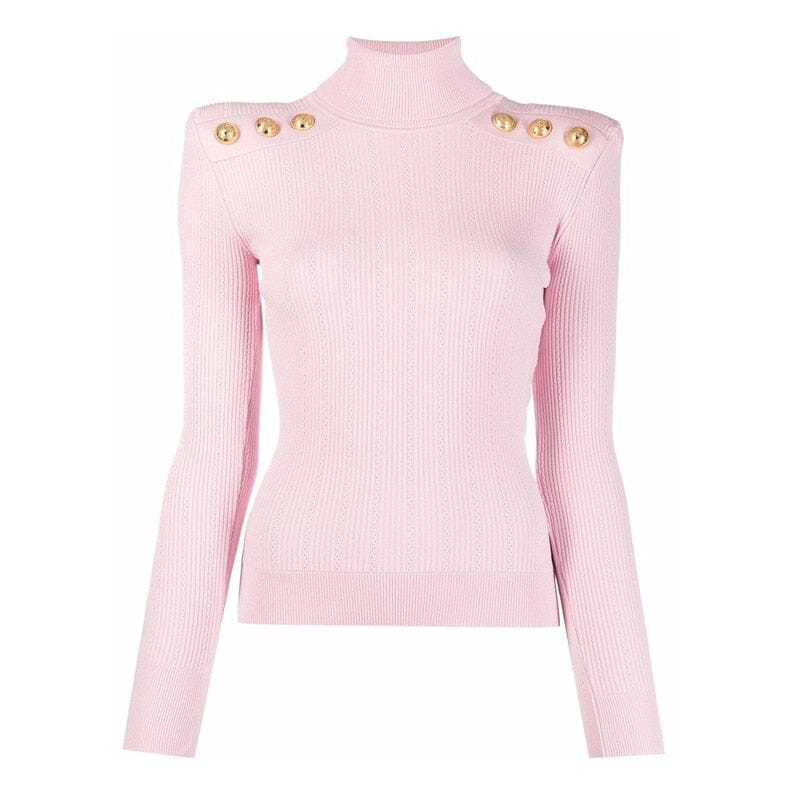 The Leander Long Sleeve Knitted Turtleneck - Multiple Colors