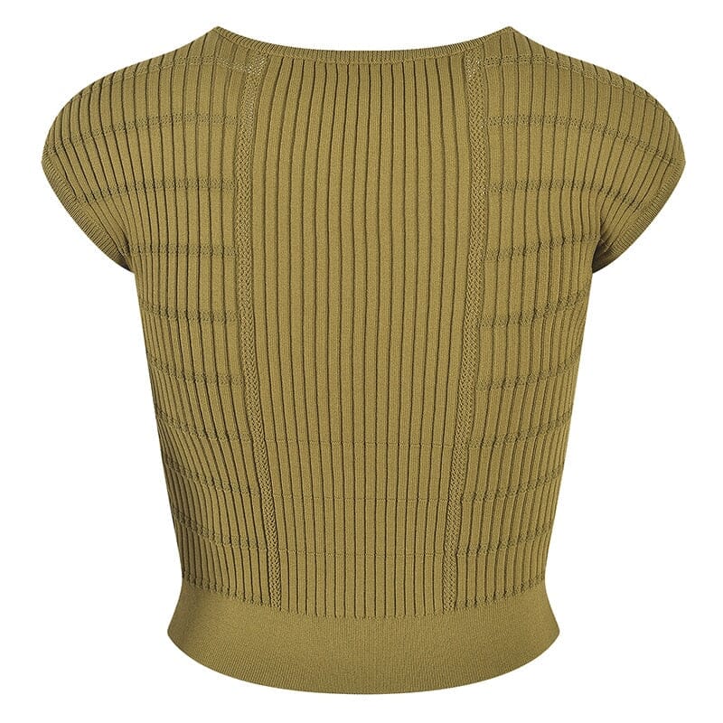 The Lilo Sleeveless Knitted Shirt - Multiple Colors