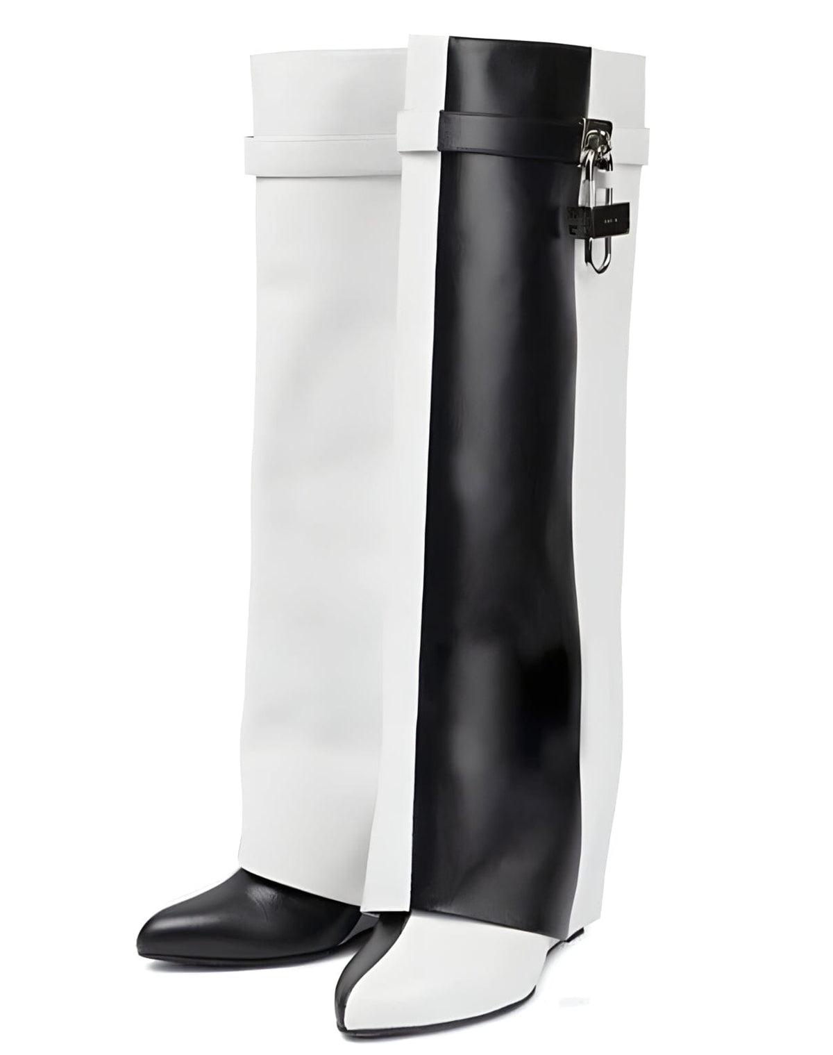 The YinYang Cuffed Knee-High Boots