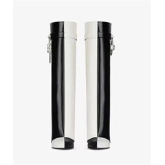 The YinYang Cuffed Knee-High Boots