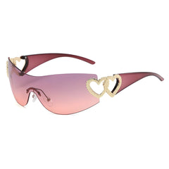 The Lovers Rhinestone Sunglasses - Multiple Colors