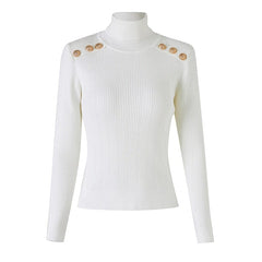 The Leander Long Sleeve Knitted Turtleneck - Multiple Colors