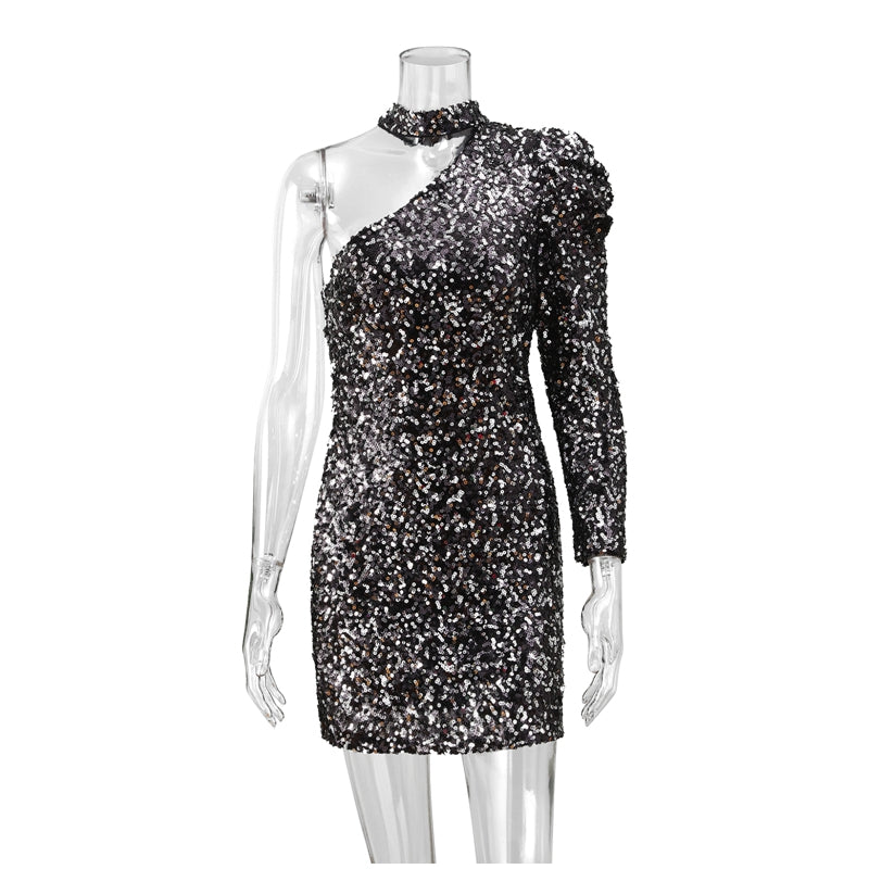 Rivo Sequin Party Dress