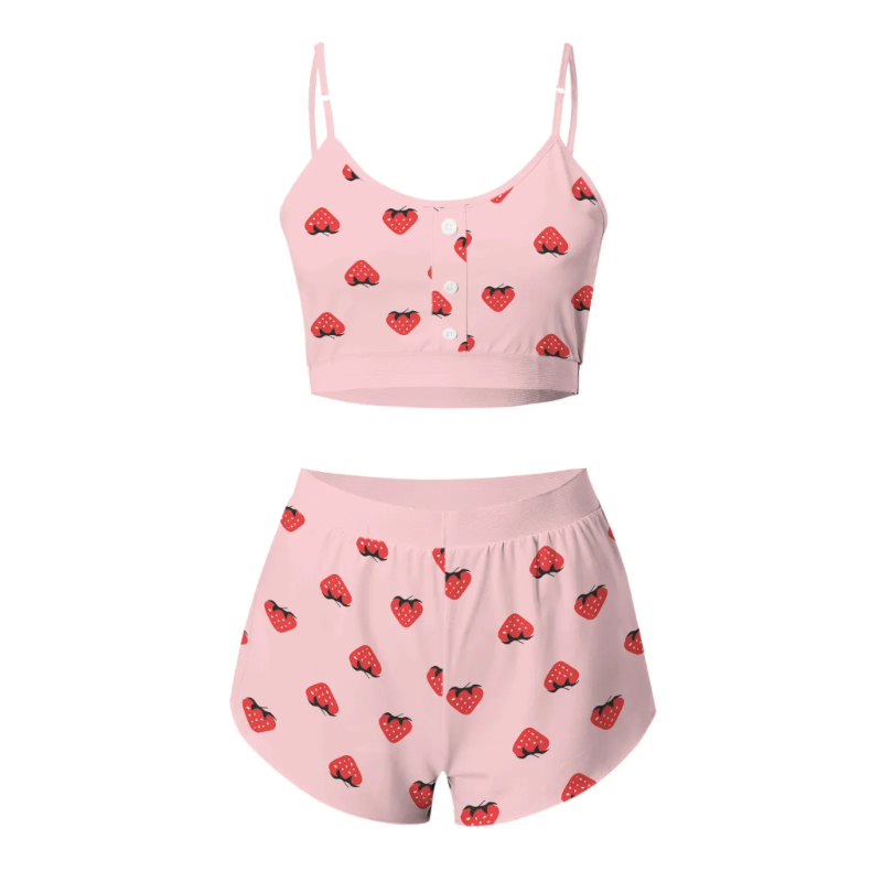 Cherry 2-Piece PJ Set