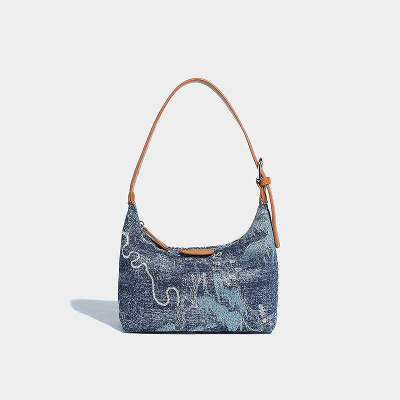 Exquisite Denim Shoulder Bag