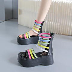 SpectrumStep Strap Sandals