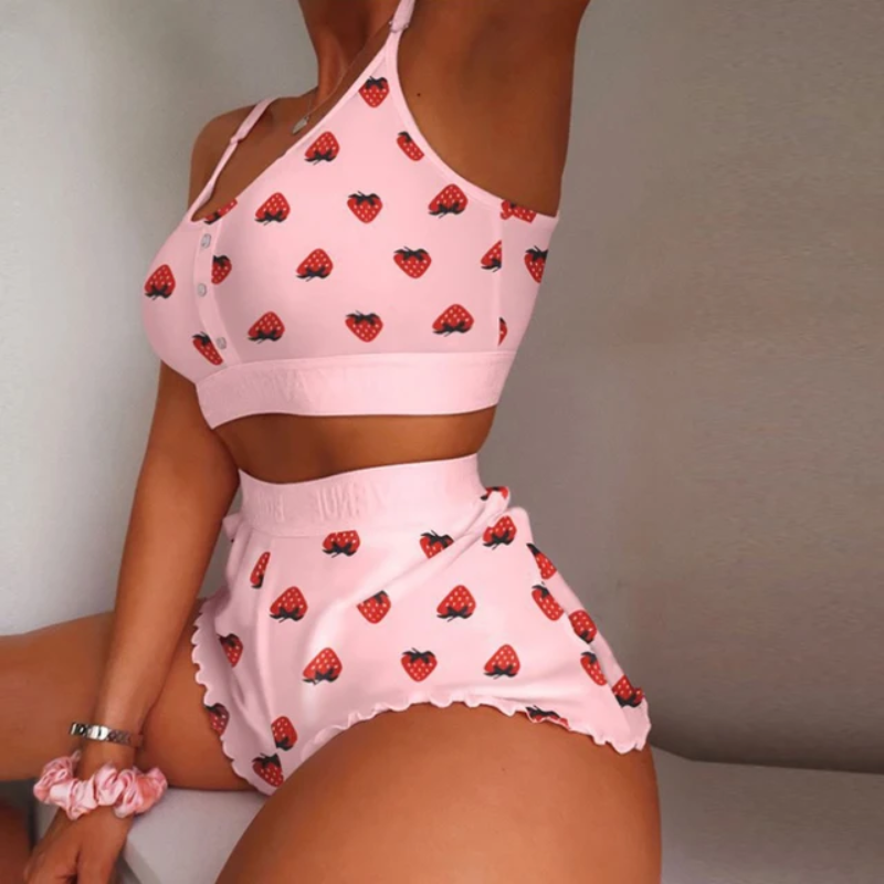 Cherry 2-Piece PJ Set