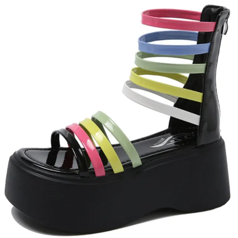 SpectrumStep Strap Sandals