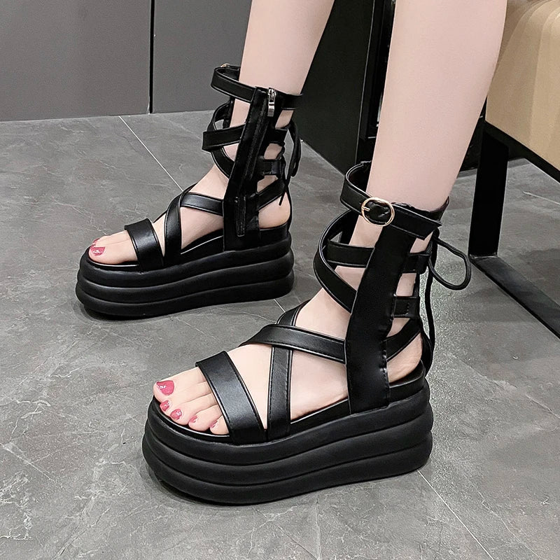 StrapWrap Tie Sandals