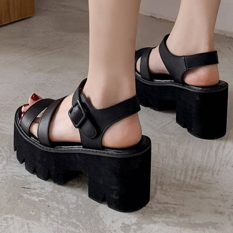 Georgia Platform Sandals