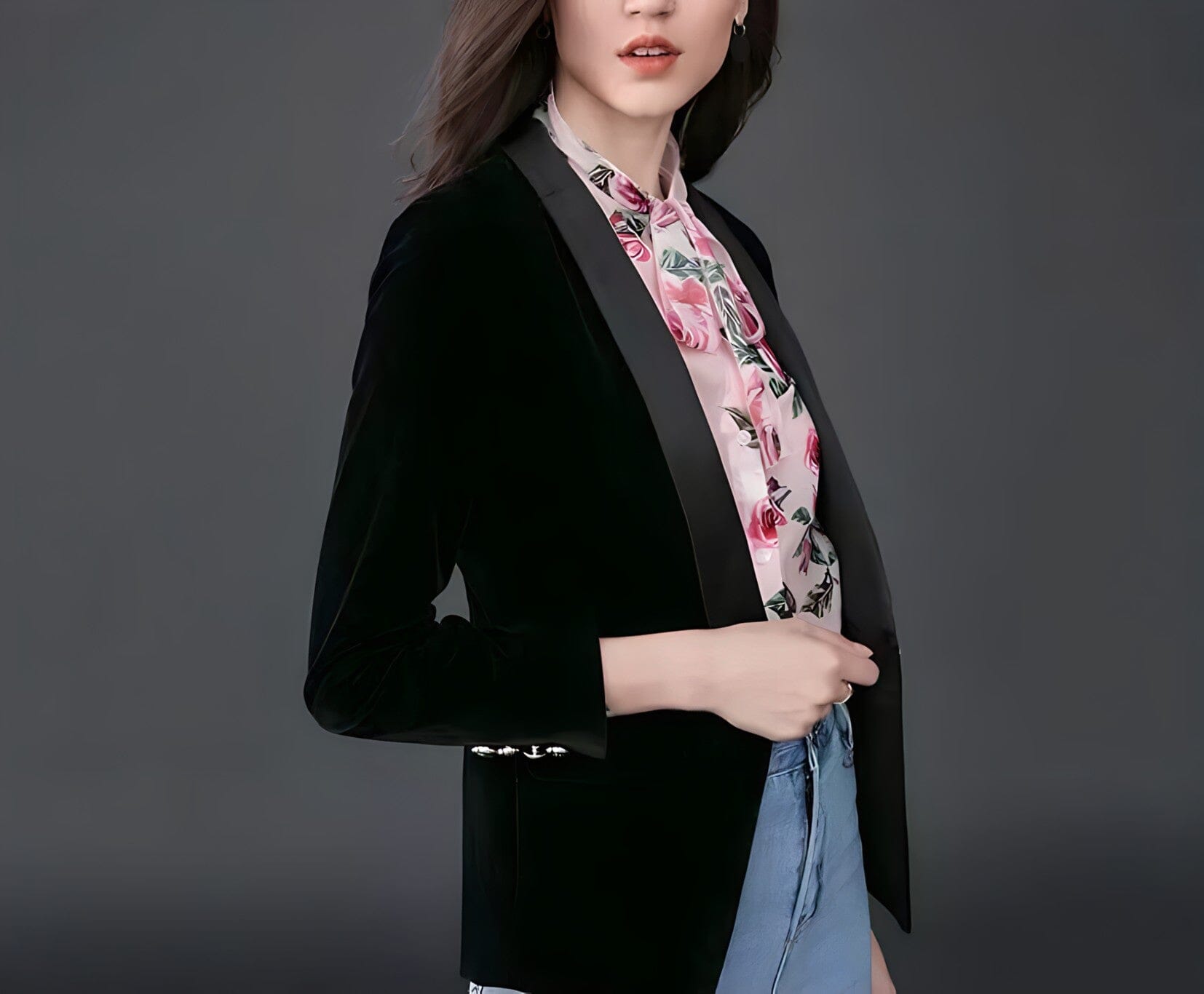 The Camille Velvet Slim Fit Blazer - Multiple Colors