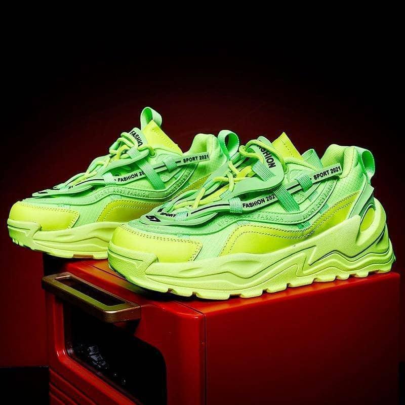 Luxa Neon Chunky Sneakers