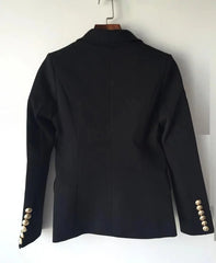 The Priscilla Slim Fit Blazer - Jet Black