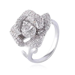 The Rosa Crystal Ring - Multiple Colors