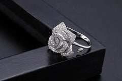 The Rosa Crystal Ring - Multiple Colors