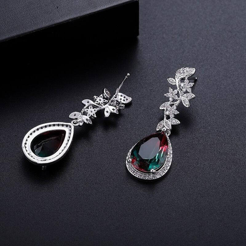 The Aurora Crystal Drop Earrings