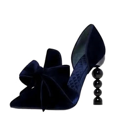 The Nadine Velvet High Heel Pumps