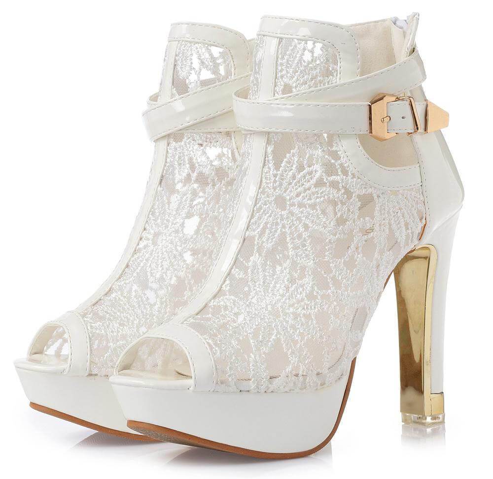 The Celeste Lace High Heel Pumps - Multiple Colors