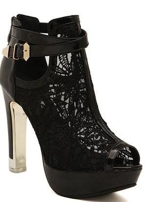 The Celeste Lace High Heel Pumps - Multiple Colors