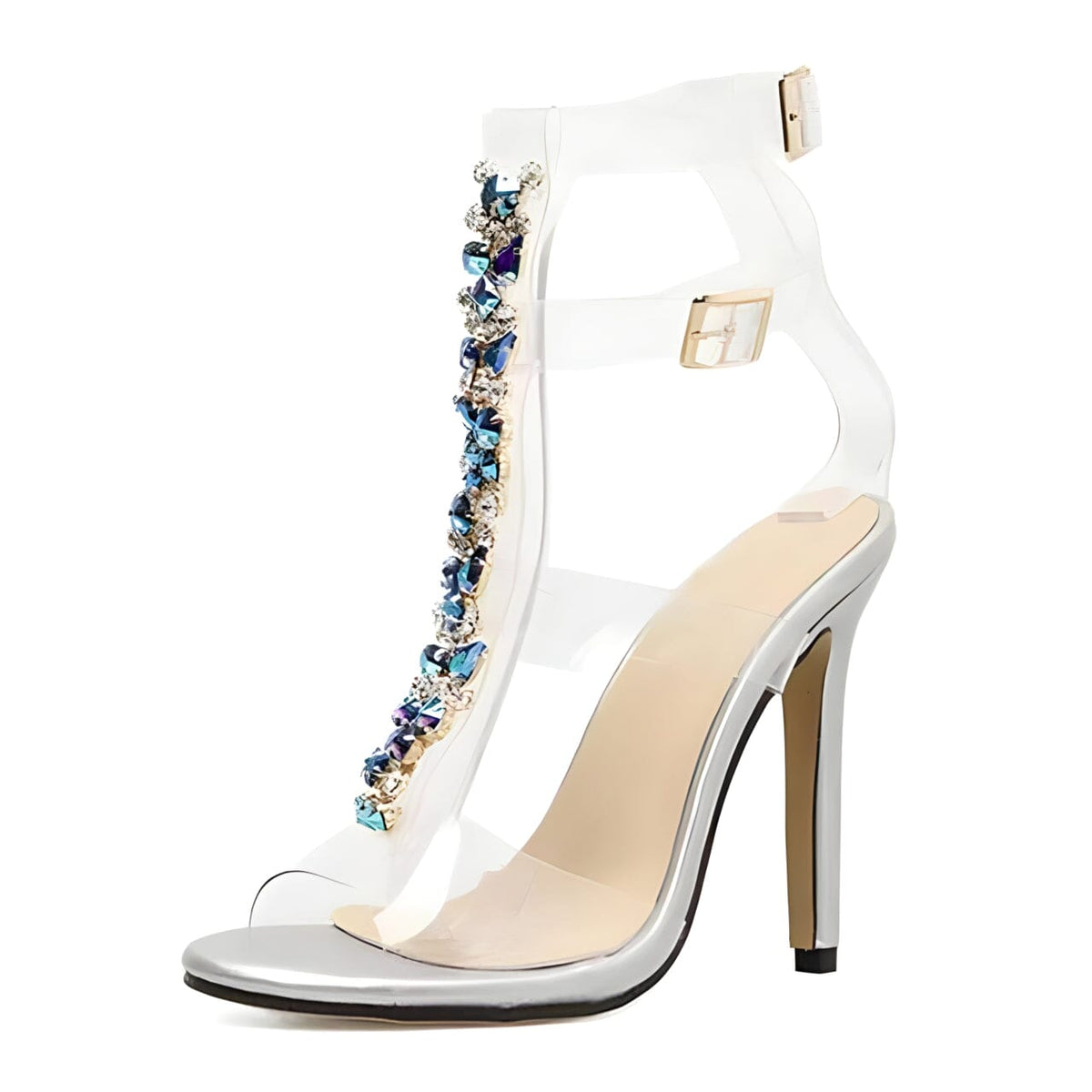 The Verona Transparent High Heel Pumps