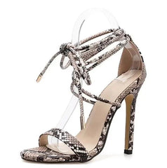 The Renee Snakeskin High Heel Pumps