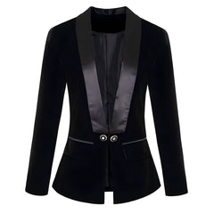 The Camille Velvet Slim Fit Blazer - Multiple Colors