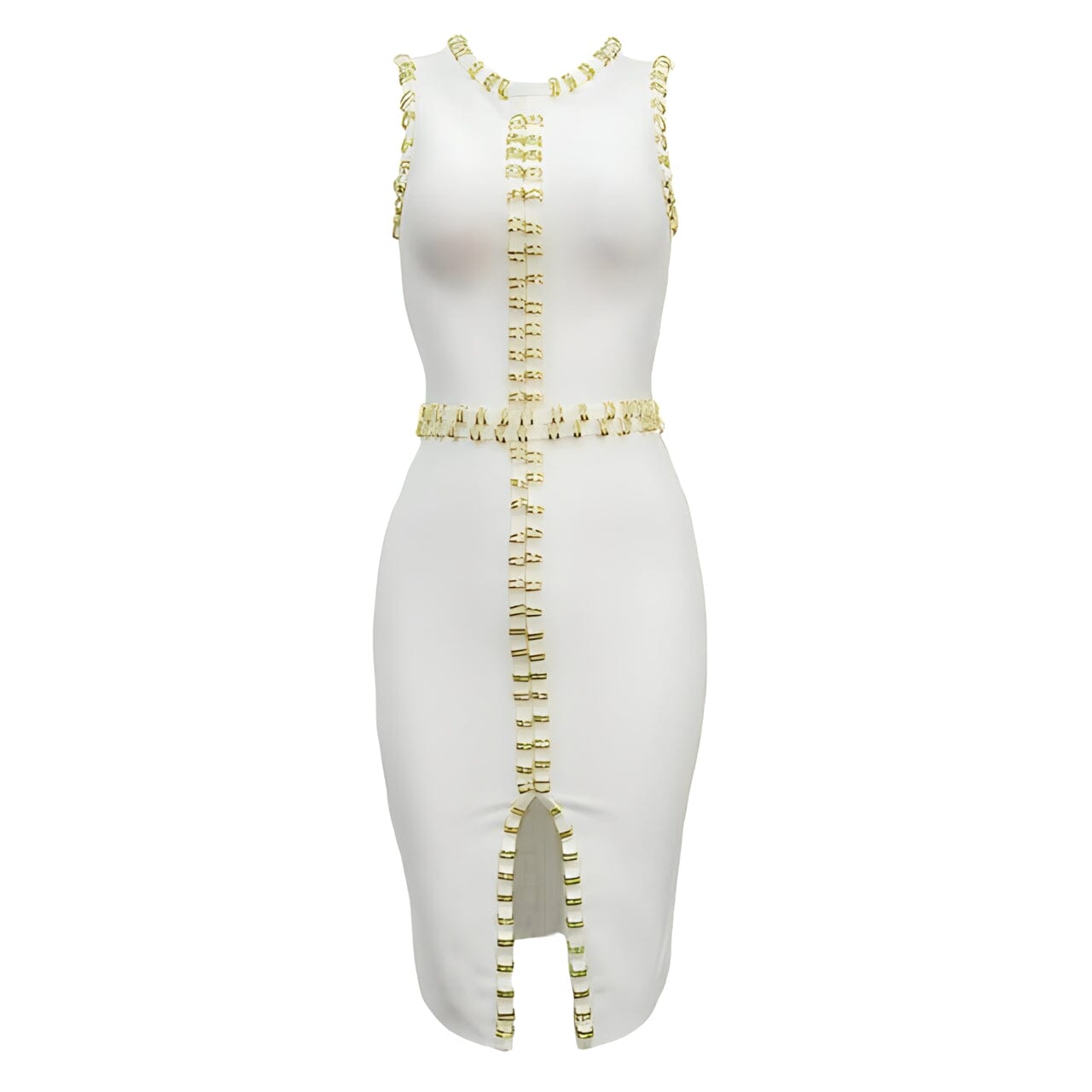 The Gemma Studded Split-Front Dress - Multiple Colors