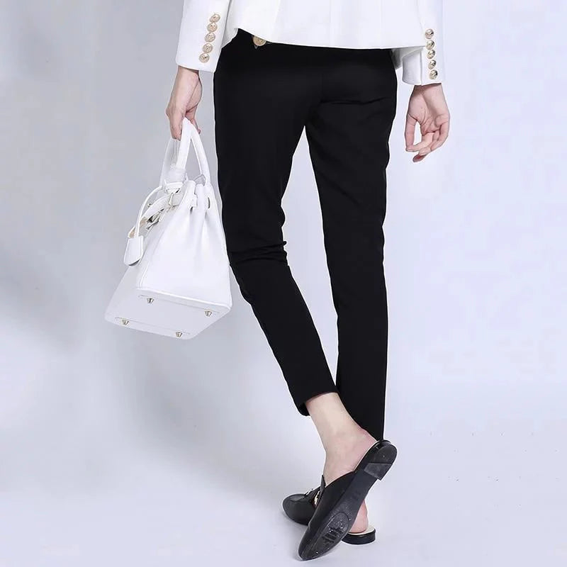 The Veronica Pencil Pants Trousers - Multiple Colors