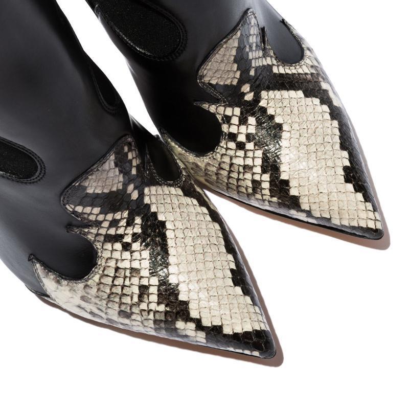 The Lorraine Snakeskin High Heel Pumps - Multiple Colors