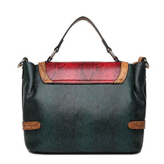 The Francine Snakeskin Handbag Purse - Multiple Colors