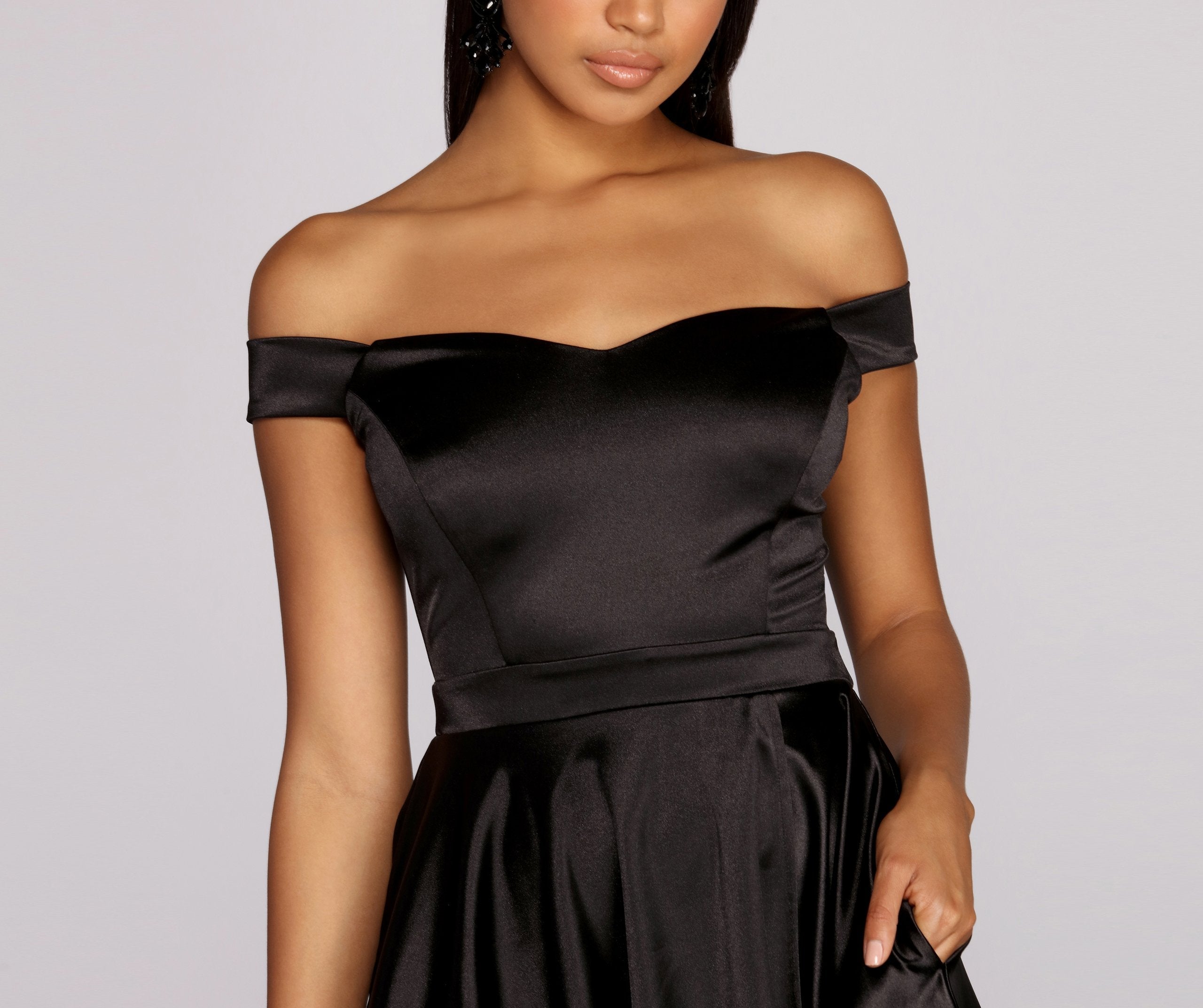 Jess Off The Shoulder Dress - Lady Occasions