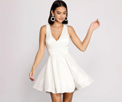 Rose Formal Taffeta and Lace Party Dress - Lady Occasions