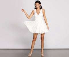 Rose Formal Taffeta and Lace Party Dress - Lady Occasions