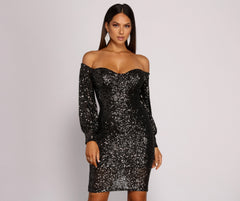 Lara Formal Sequin Mini Dress - Lady Occasions