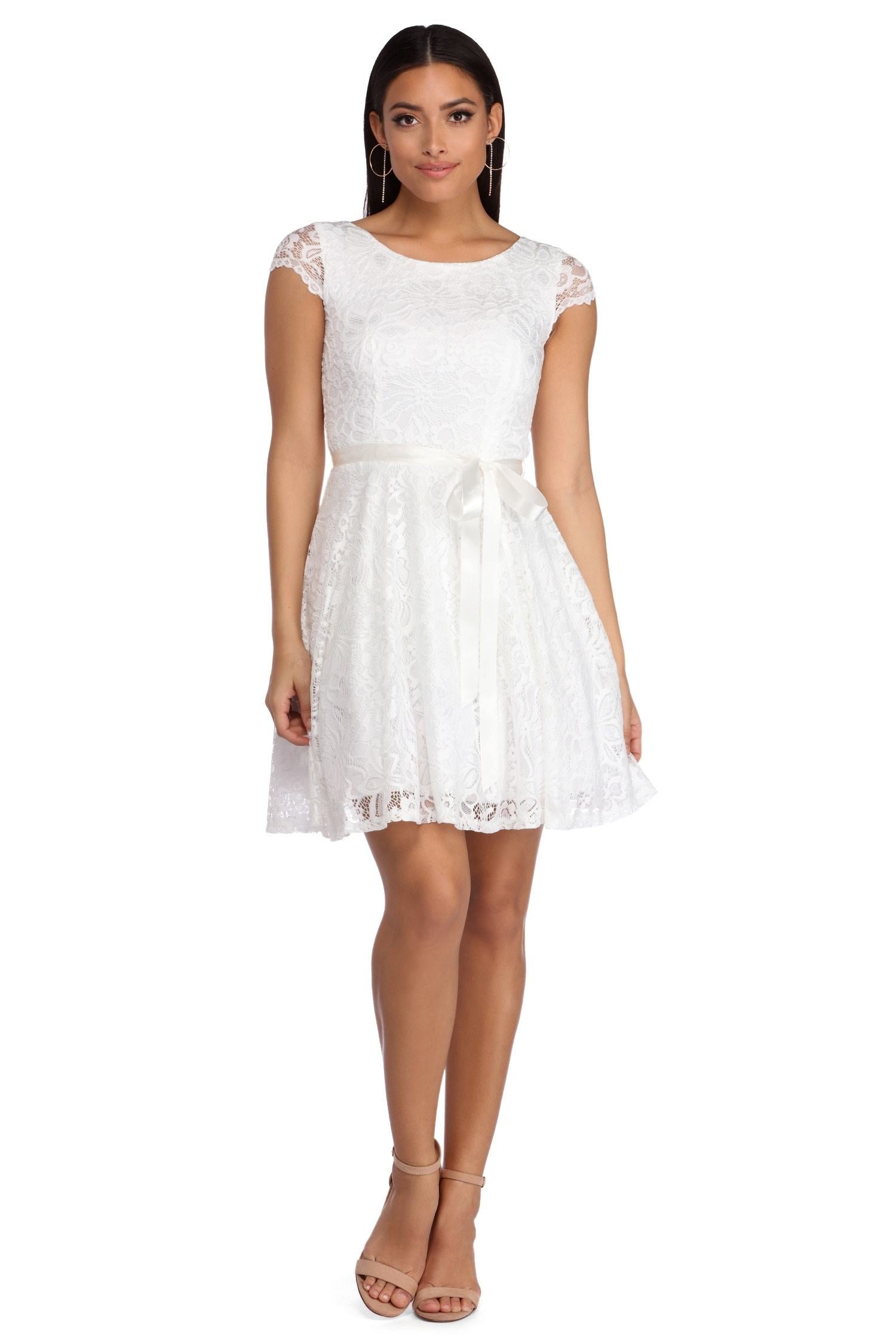 Lilyana Lace Party Dress - Lady Occasions