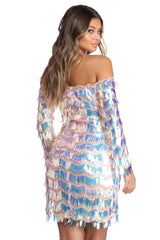 Sarai Formal Sequin Mini Dress - Lady Occasions