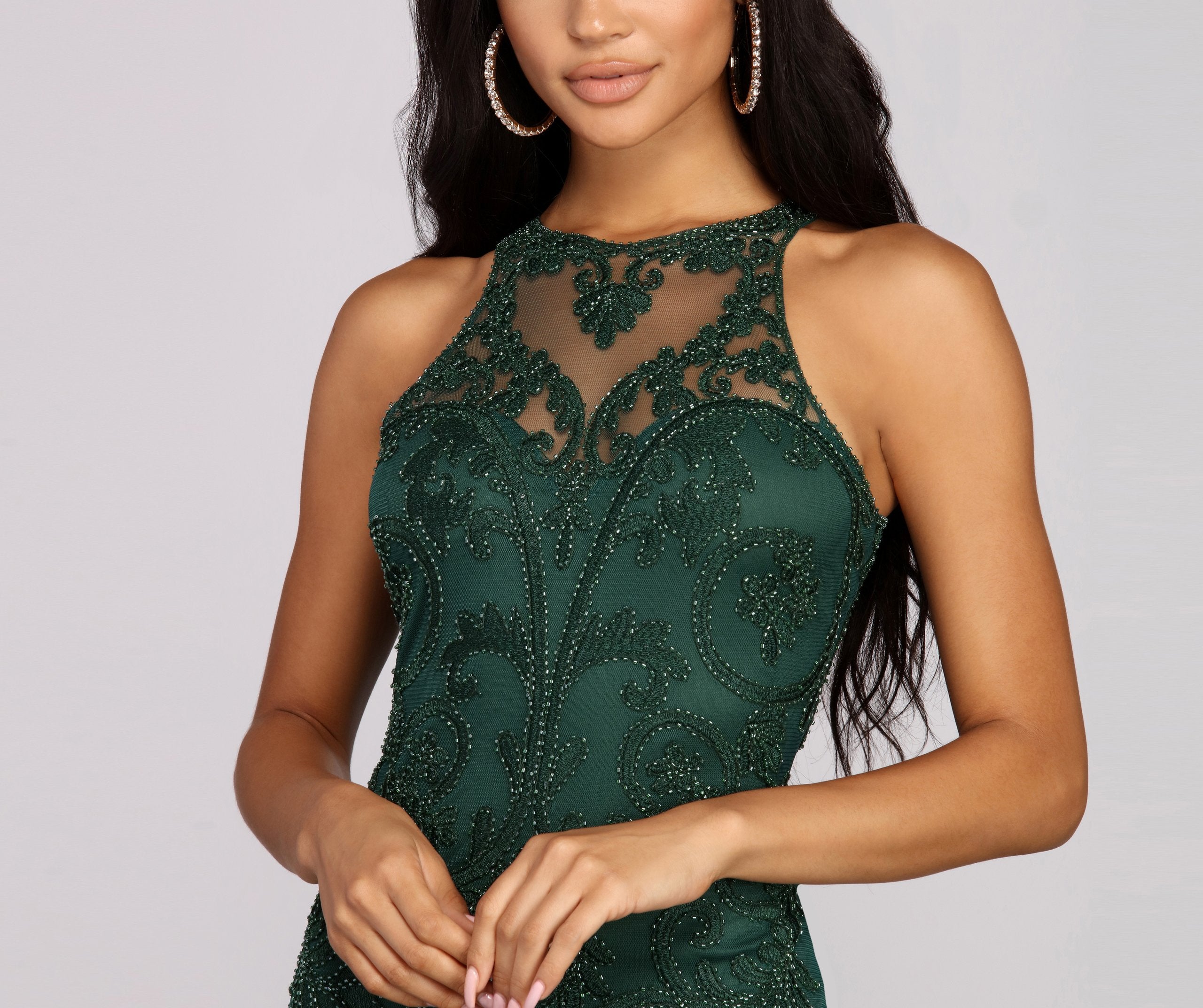 Brady Beaded Mini Dress - Lady Occasions