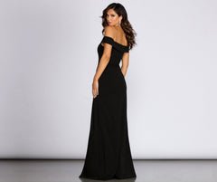 Lelia Formal High Slit Dress - Lady Occasions