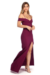 Nat Formal High Slit Dress - Lady Occasions