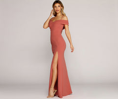 Aurora Formal High Slit Mermaid Dress - Lady Occasions