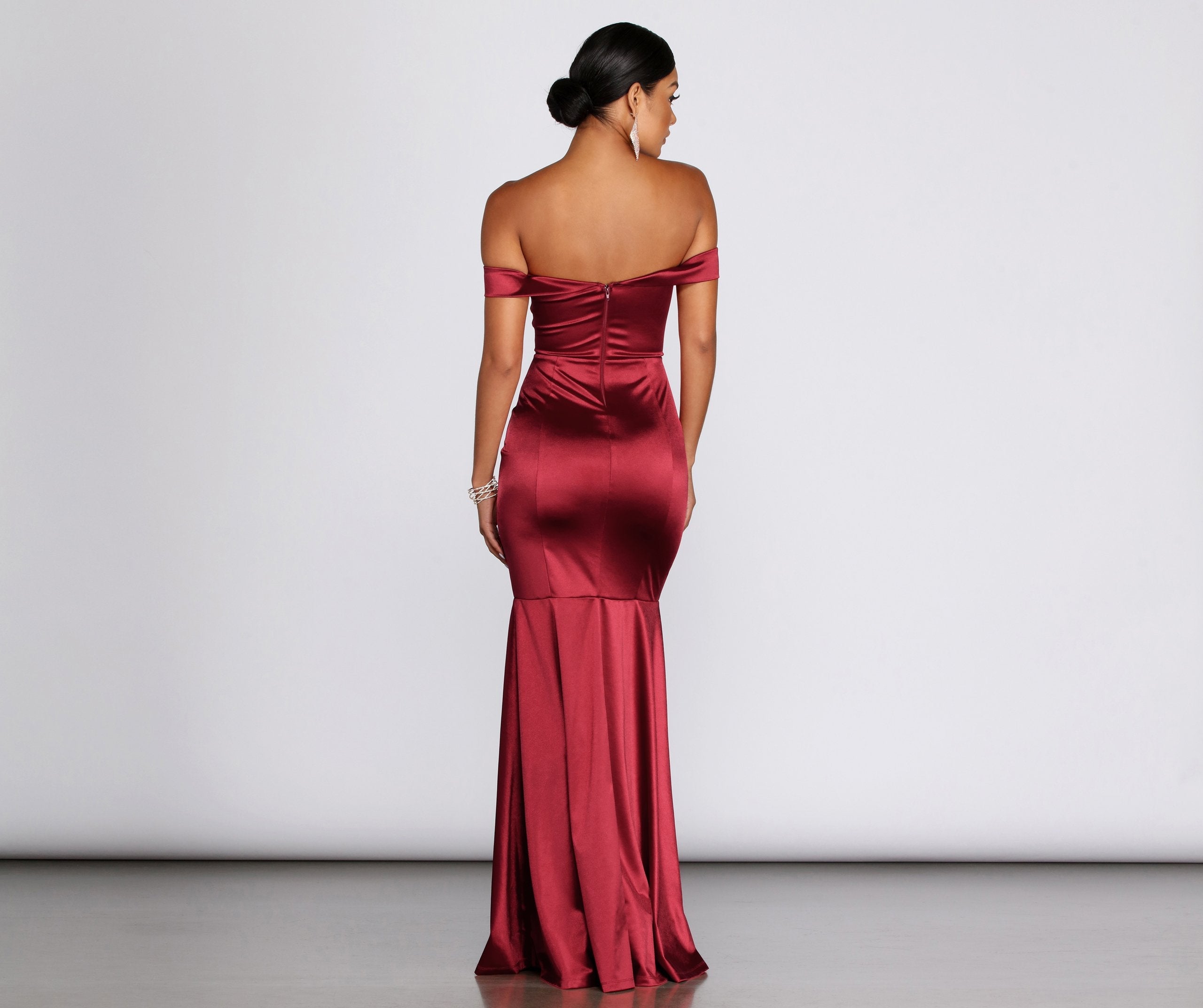 Jayden Satin Mermaid Formal Dress - Lady Occasions